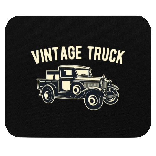Vintage truck Mouse Pads
