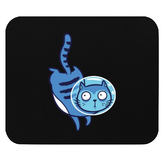 Space cat Mouse Pads