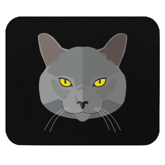 Cat face Mouse Pads