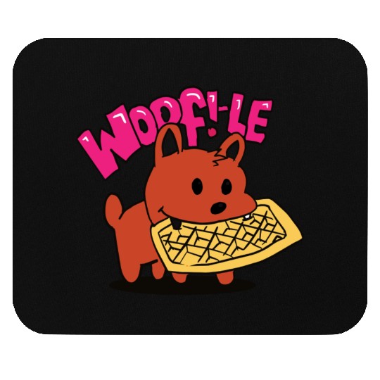 waffle dog Mouse Pads
