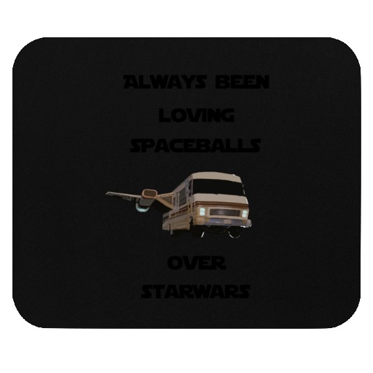 spaceballs over starwars Mouse Pads