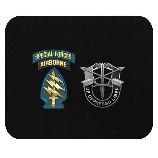 U S Army Special Forces Green Berets SSI DUI Mouse Pads