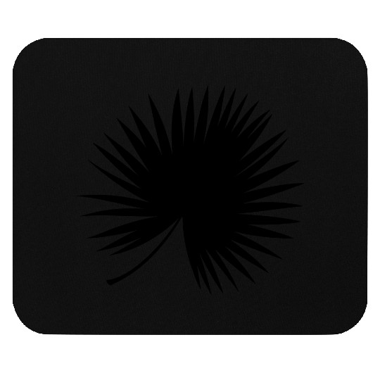 Palm tree leaf Mouse Pads