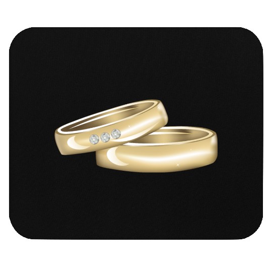 Wedding rings 03 Mouse Pads