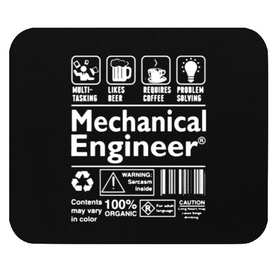 Mechanic Engineer Mouse Pads