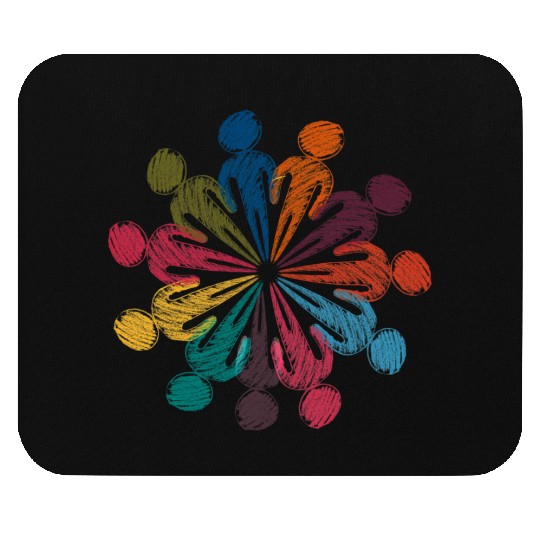 weltfrieden auf erden world peace on earth love179 Mouse Pads