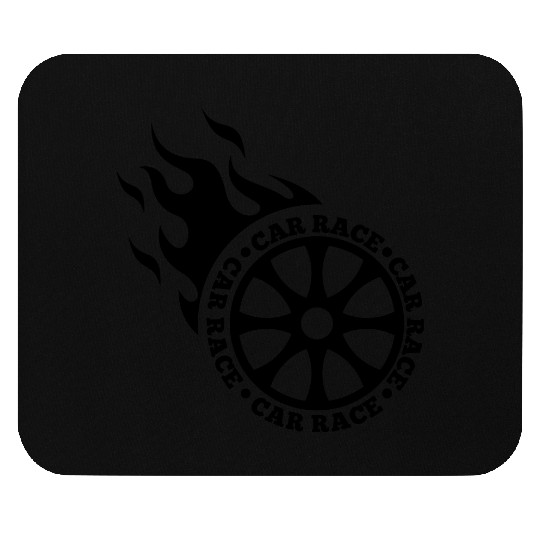 Car race logo Mouse Pads