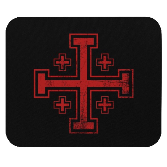 Crusader Cross Knights Templar Mouse Pads