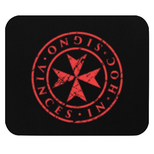 Knights Templar Maltese Cross Mouse Pads