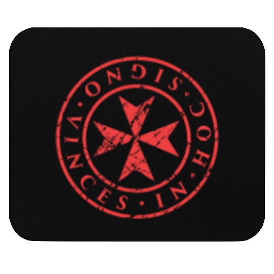 Knights Templar Maltese Cross Mouse Pads