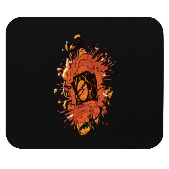 Broken Liquor Bottle Mouse Pads