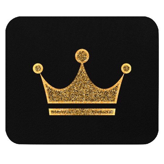 Vip golden crown monarch king vector image rap art Mouse Pads
