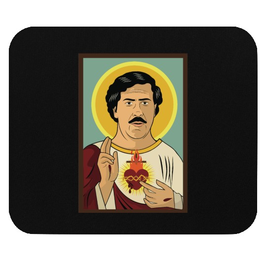 Pablo Escobar Jesus Mouse Pads