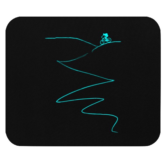 MTB mountain bike cycling mountain biker gift Mouse Pads