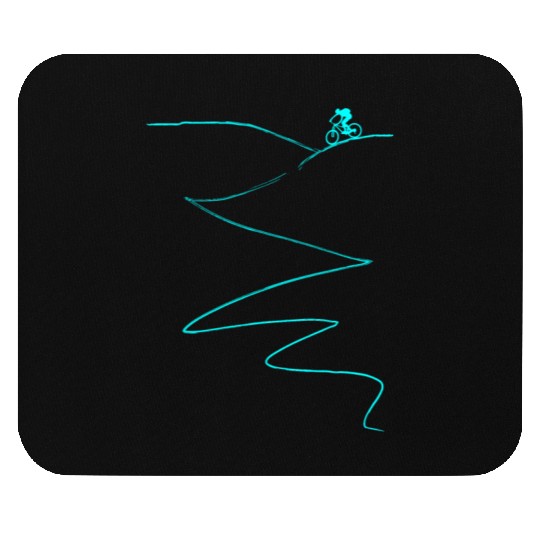 MTB mountain bike cycling mountain biker gift Mouse Pads