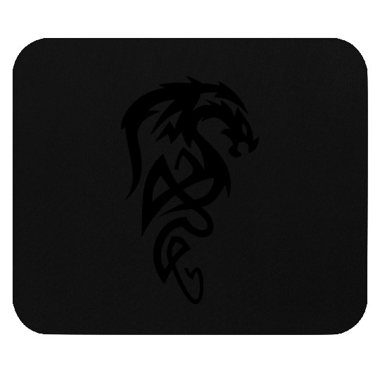 Tribal Dragon Mouse Pads