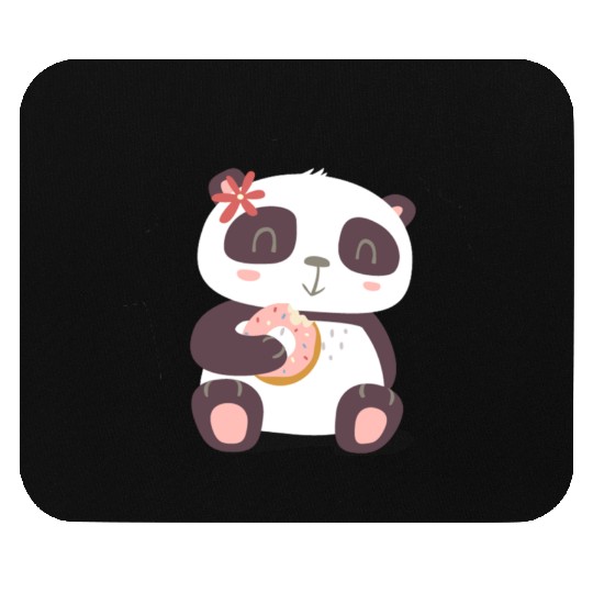 Sweet Panda Family Girl 9 Mouse Pads
