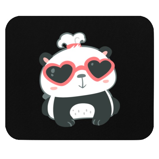 Sweet Panda Family Girl 15 Mouse Pads
