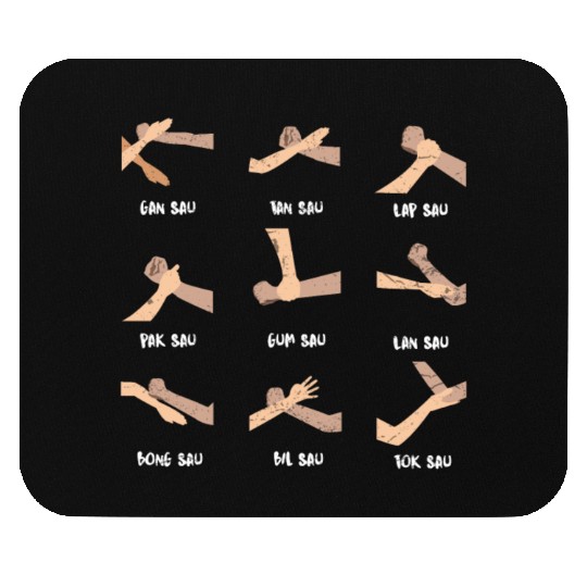 Wing Chun Mouse Pads Kung Fu Techniques Mouse Pads