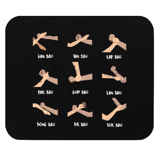 Wing Chun Mouse Pads Kung Fu Techniques Mouse Pads