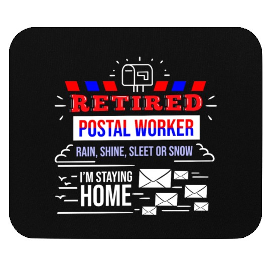 Retirement Post Office Retired Postal Worker Gift Mouse Pads