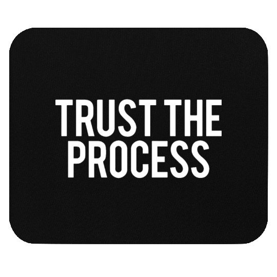 trust the process gym Mouse Pads