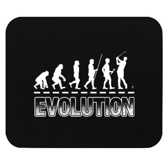 Golf Evolution Funny Golfer Humor Mouse Pads