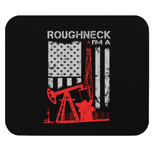 Driller - roughneck - oilfield - oilfield flag u Mouse Pads
