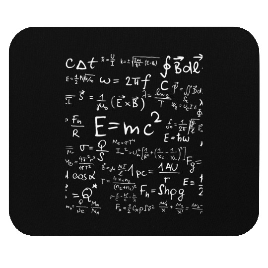 Physics science teacher formula cheat shee Mouse Pads