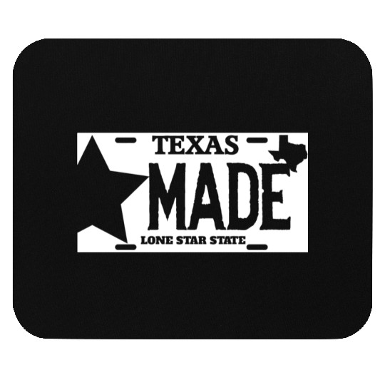 Texas - texas made lone star license plate Mouse Pads
