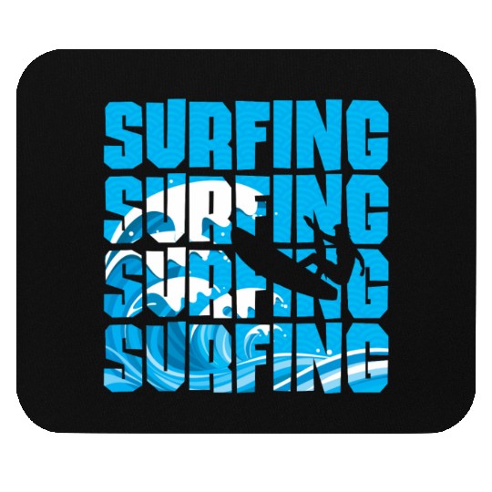 Surfing Surfing Surfing Mouse Pads