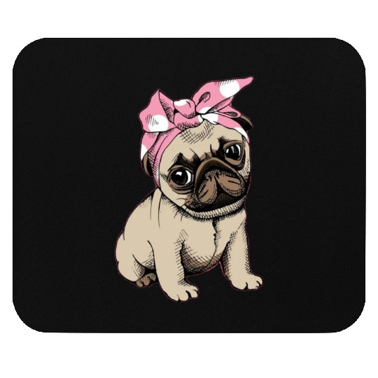 pug Mouse Pads