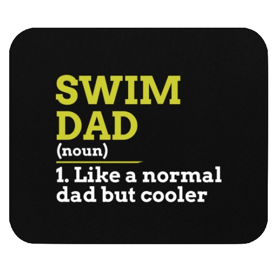 Swim Dad Mouse Pads