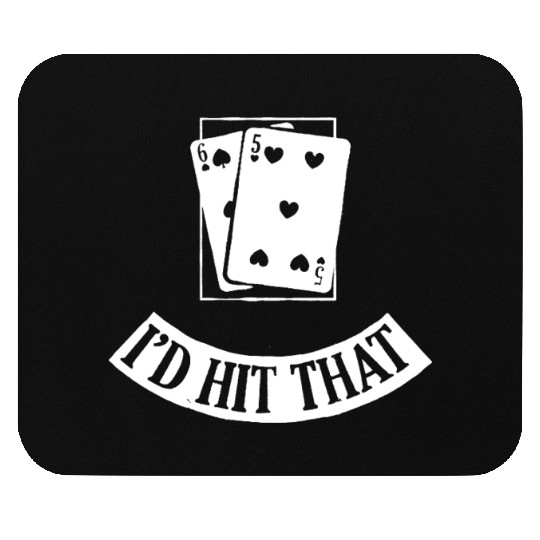Funny Cards Black Jack Blackjack Gamble Casino Las Mouse Pads