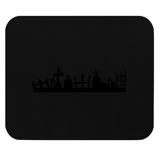 Graveyard Cemetery Mouse Pads