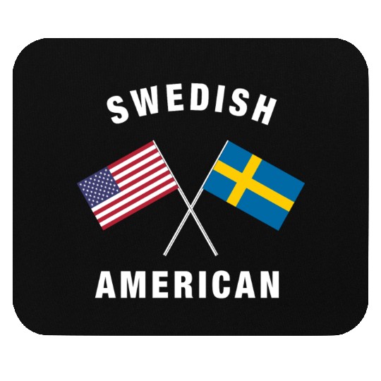Swedish American Flag Mouse Pads