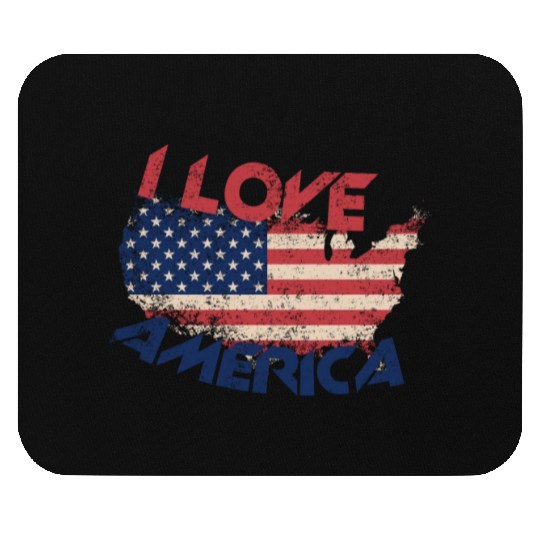 I LOVE AMERICA Mouse Pads