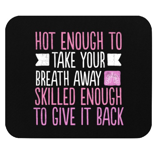 Funny Respiratory Therapist School Nurse Meme Gift Mouse Pads