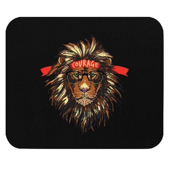 cool lion Mouse Pads