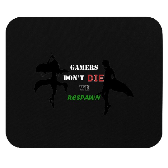 Gamers Dont Die We Respawn (SAO EDITION) Mouse Pads