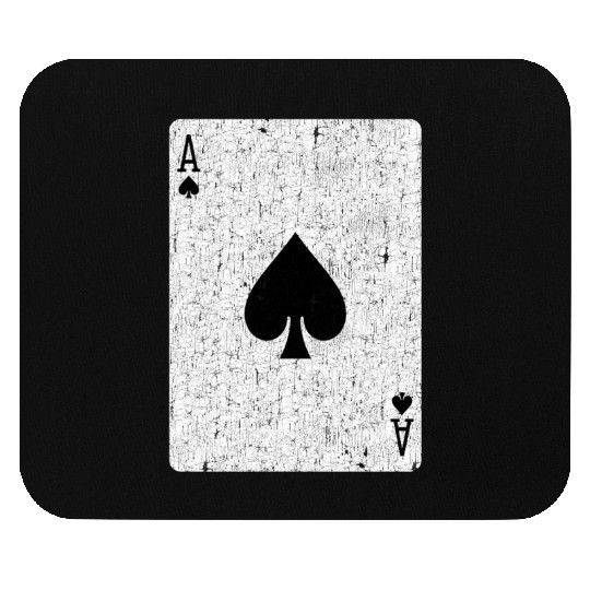 ace of spades playing card Mouse Pads