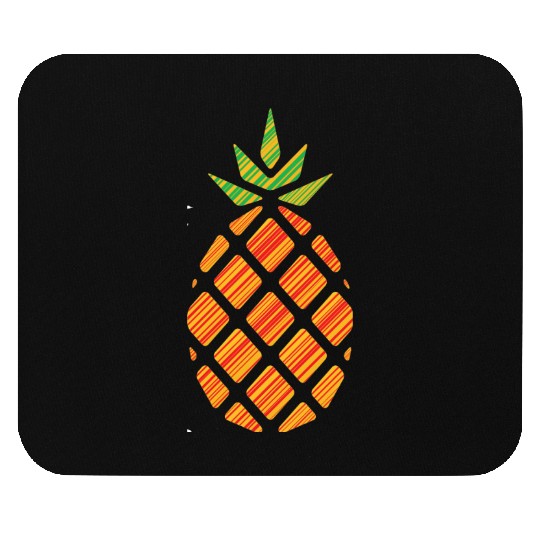 pineapple striped Mouse Pads