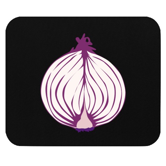 Red Onion Mouse Pads