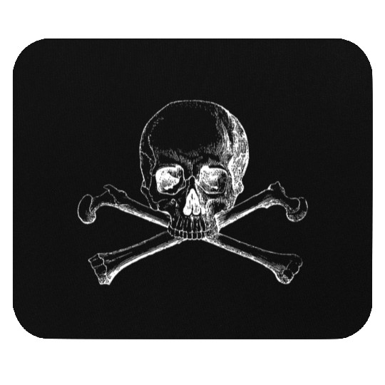 Skull and Crossbones Mouse Pads