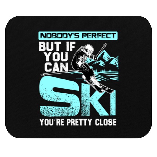 Skiing Mouse Pads