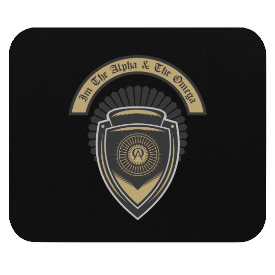 The Alpha And The Omega Mouse Pads