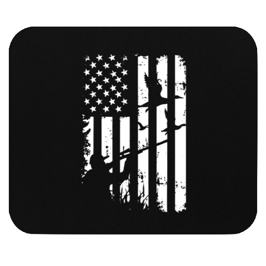 USA Duck Hunting American Hunters Hunt Gifts Mouse Pads