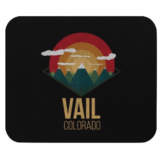 Snowboard Vail Colorado Snowpark Ski Winter Gift Mouse Pads
