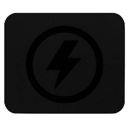 Lightning bolt Mouse Pads