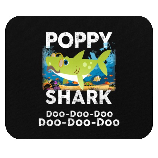 Poppy Shark Mouse Pads Doo Doo Doo Family Gift T Sh